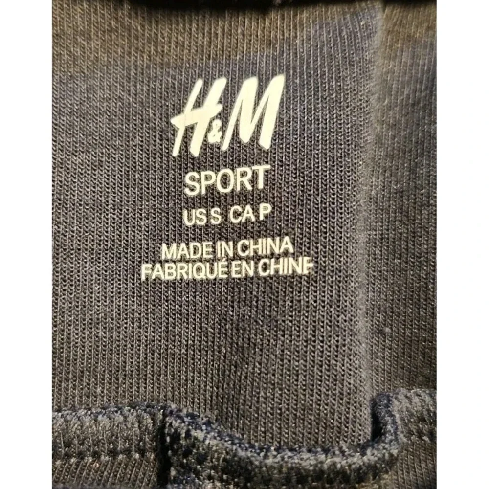 H&M Black Mens Jogger Pants With Pockets Size Small